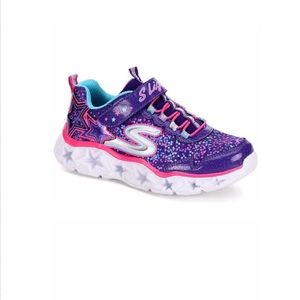 SKECHERS GIRLS GALAXY LIGHTS - PURPLE